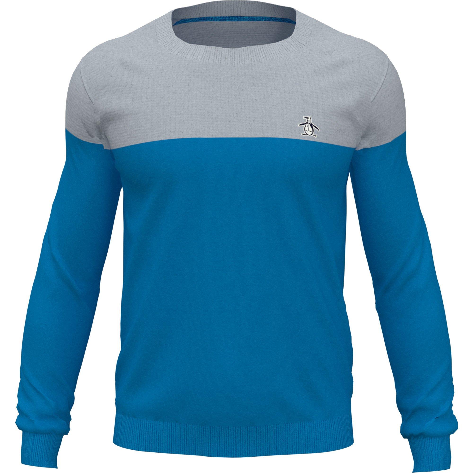 Men's Colour Block Crewneck Sweater | ORIGINAL PENGUIN GOLF